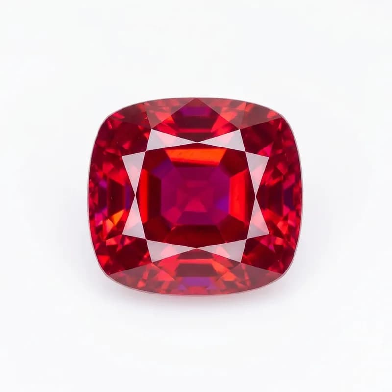 3.02 ct Ruby, cushion, vivid red (pigeon's blood)