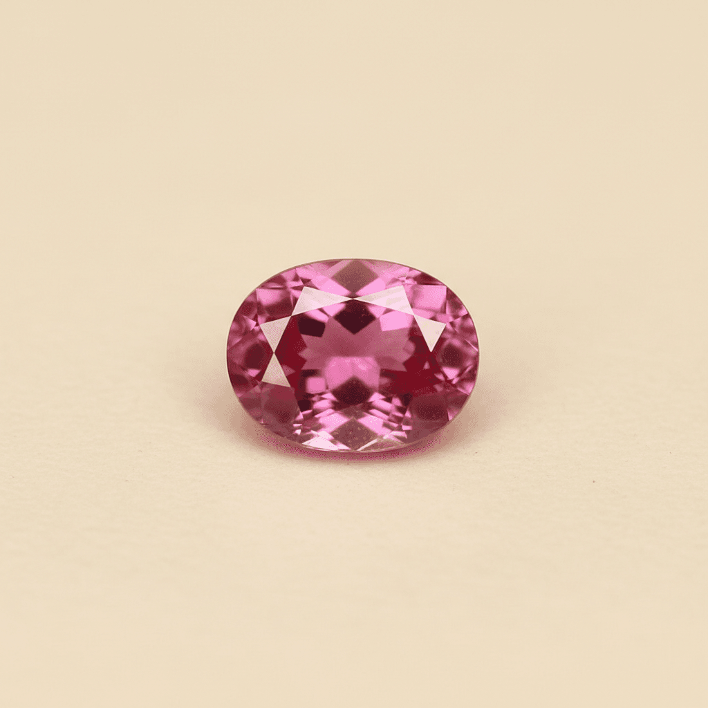 3.10 ct Spinel, oval, vivid pink (mahenge)